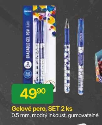 Gelové pero, SET 2 ks