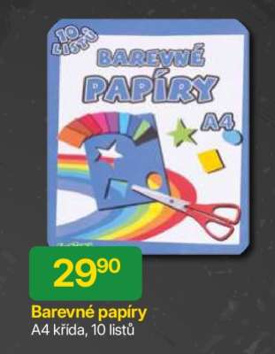 Barevné papíry