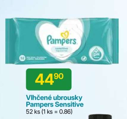 Vlhčené ubrousky Pampers Sensitive