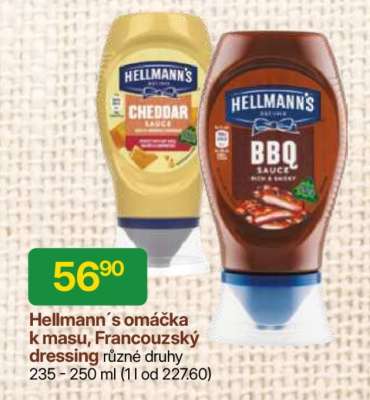 Hellmann´s omáčka k masu, Francouzský dressing