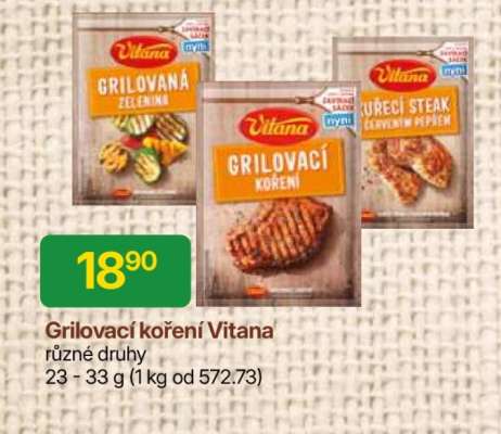 GRILOVACÍ KOŘENÍ VITANA