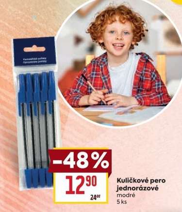 KULIČKOVÉ PERO JEDNORÁZOVÉ