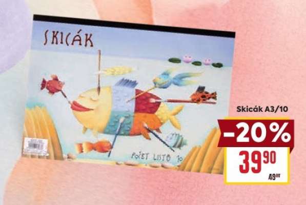 Skicák A3/10