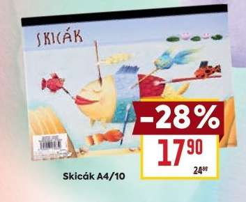 Skicák A4/10