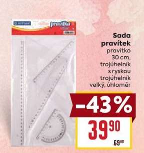 Sada pravítek
