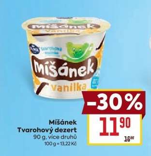 MÍŠÁNEK Tvarohový dezert