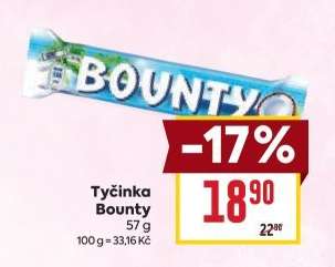 Tyčinka Bounty