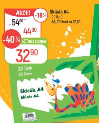 Skicák A4