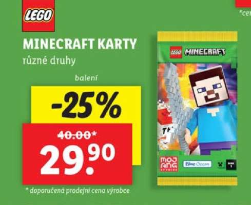 LEGO MINECRAFT KARTY