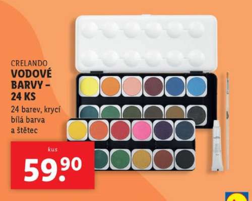 CRELANDO VODOVÉ BARVY – 24 KS