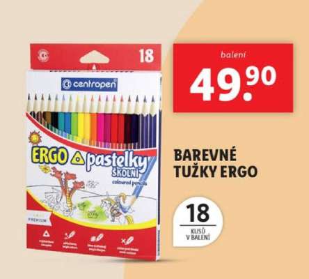 BAREVNÉ TUŽKY ERGO