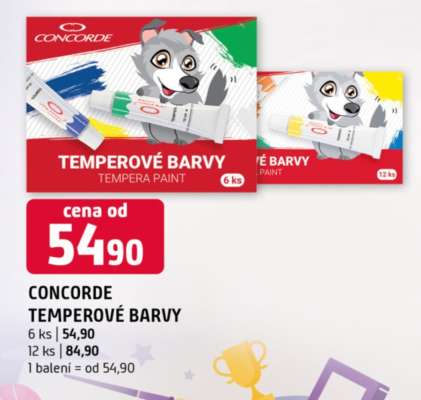 CONCORDE TEMPEROVÉ BARVY