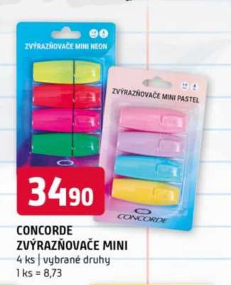 CONCORDE ZVÝRAZŇOVAČE MINI