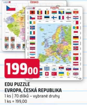 EDU PUZZLE EVROPA, ČESKÁ REPUBLIKA