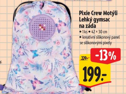 Pixie Crew Motýli Lehký gymsac na záda