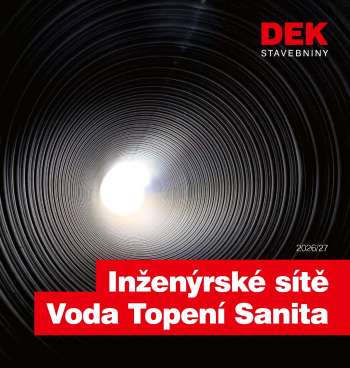 Leták DEK.