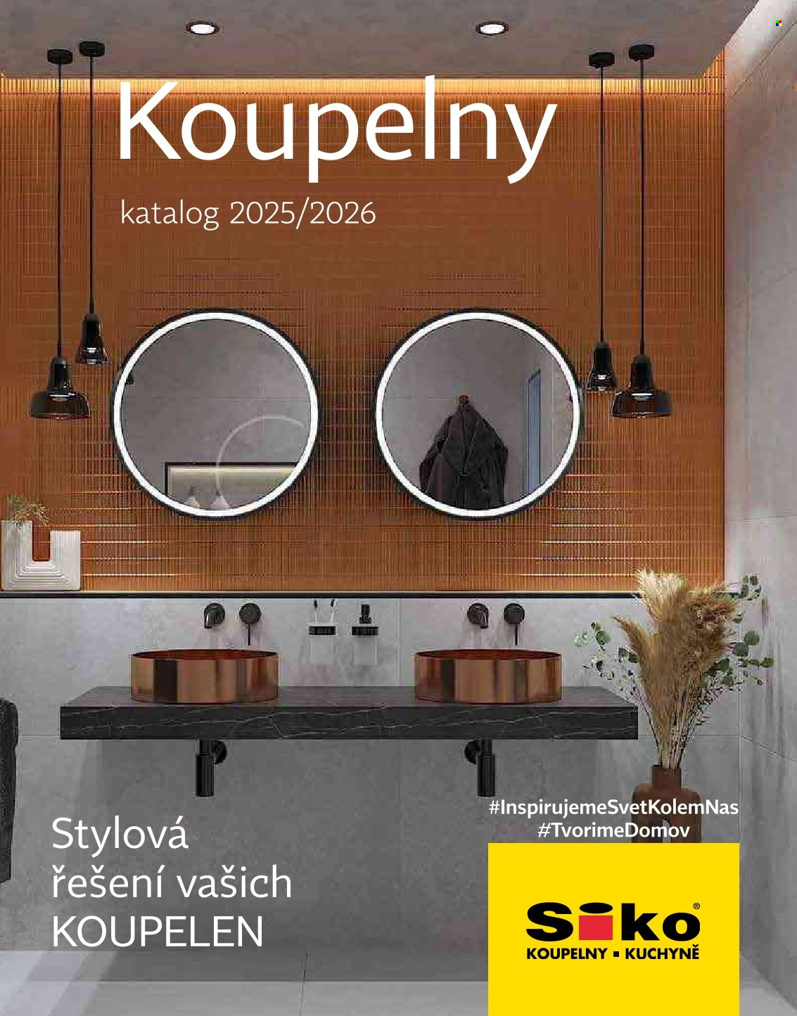 Leták SIKO KOUPELNY - 1.1.2025 - 31.12.2026. Strana 1