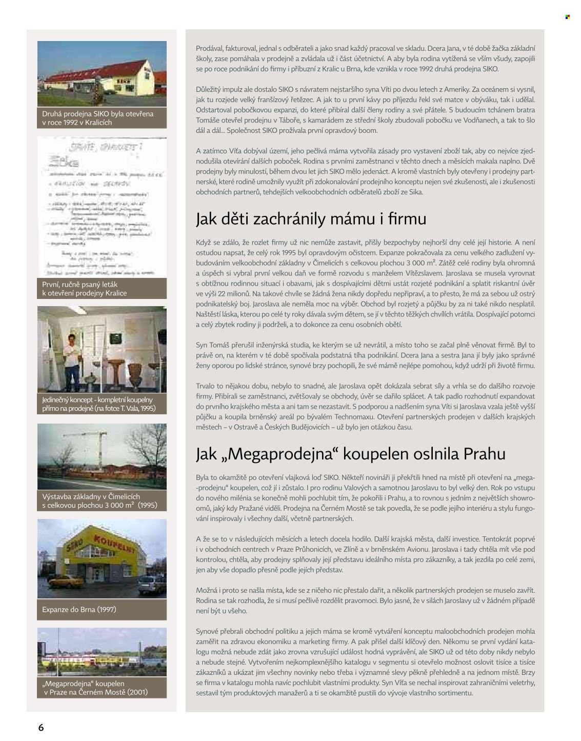 Leták SIKO KOUPELNY - 1.1.2025 - 31.12.2026. Strana 6