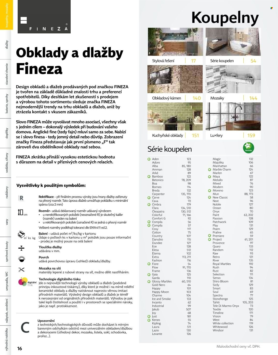 Leták SIKO KOUPELNY - 1.1.2025 - 31.12.2026. Strana 16