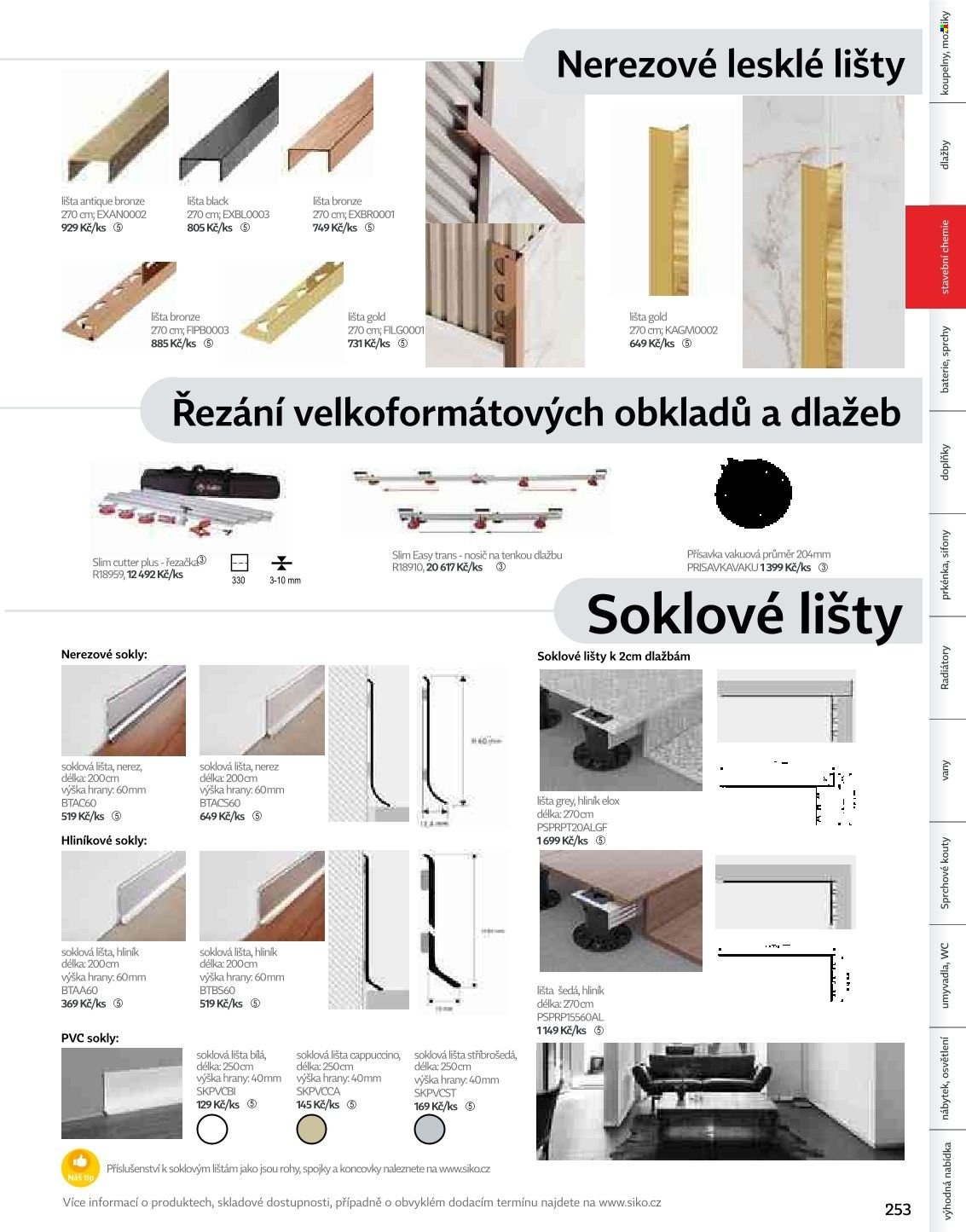 Leták SIKO KOUPELNY - 1.1.2025 - 31.12.2026. Strana 253