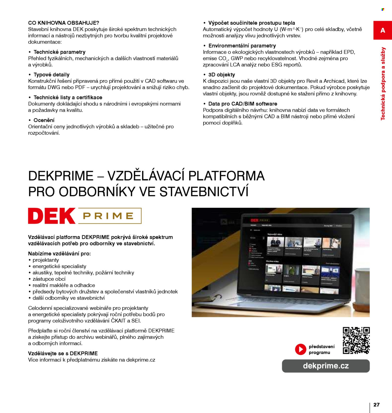 Leták DEK - 1.1.2026 - 31.12.2026. Strana 27