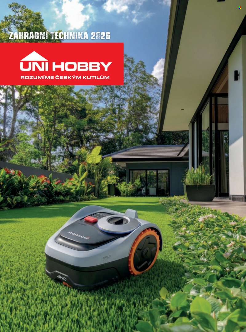 Leták UNI HOBBY - 13.3.2026 - 31.8.2026.