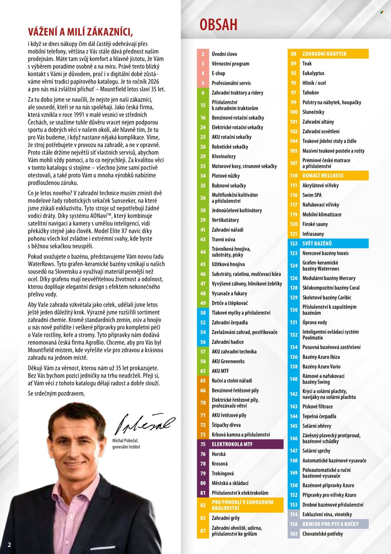 Leták Mountfield. Strana 2