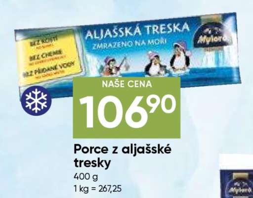 Porce z aljašské tresky