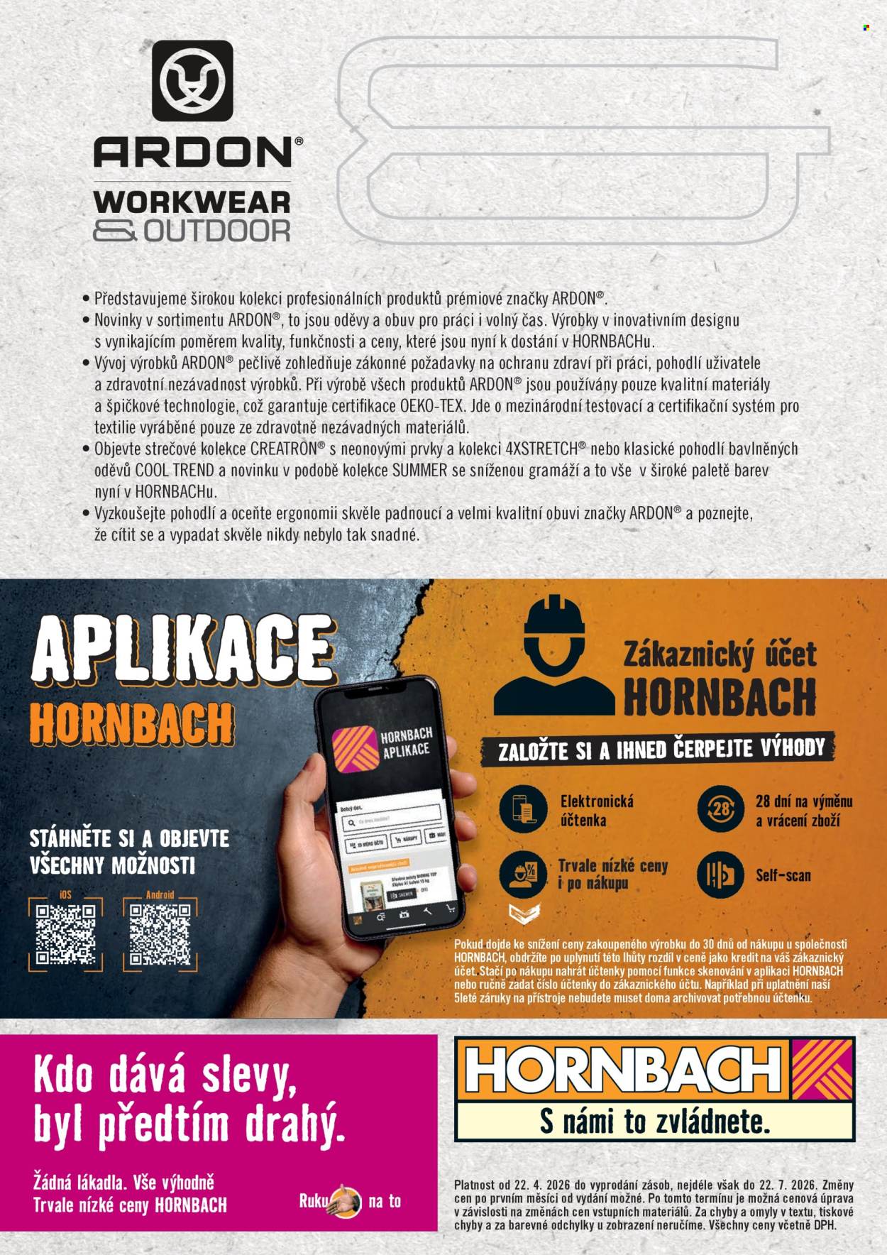 Leták HORNBACH - 22.4.2026 - 22.7.2026. Strana 20
