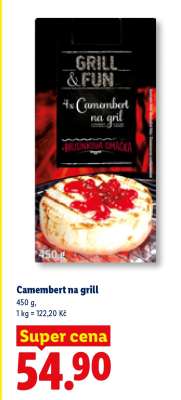 CAMEMBERT NA GRILL
