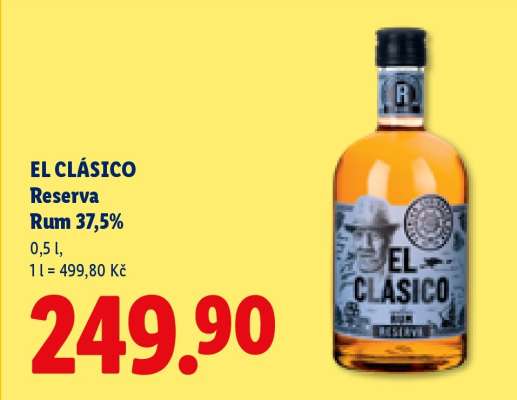 EL CLÁSICO Reserva Rum 37,5%
