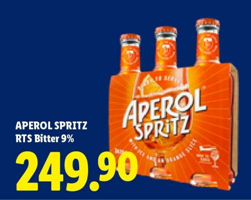 APEROL SPRITZ RTS Bitter 9%