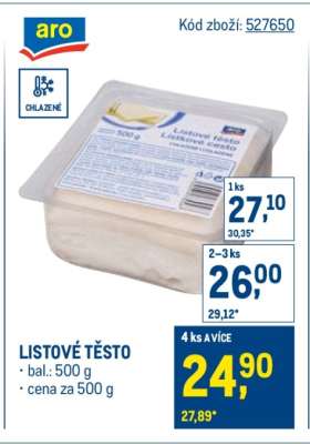 Listové těsto