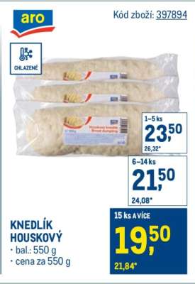 KNEDLÍK HOUSKOVÝ