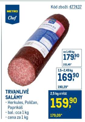 Trvanlivé salámy