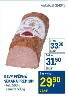 RAVY PEČENÁ SEKANÁ PREMIUM