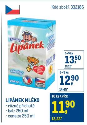 Lipánek mléko