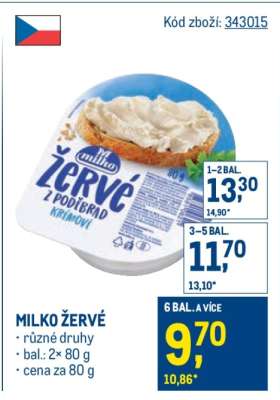 Milko žervé