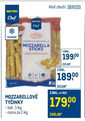Mozzarellové tyčinky
