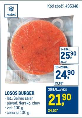 Losos burger