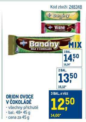 Orion ovoce v čokoládě
