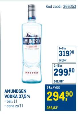 Amundsen Vodka 37,5 %