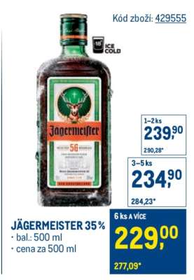 Jägermeister 35%