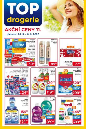 Leták TOP drogerie - 28.5.2026 - 6.6.2026.