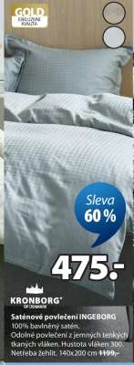 SATÉNOVÉ POVLEČENÍ INGEBORG