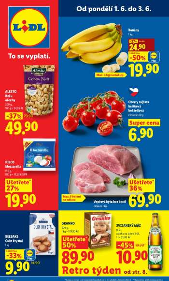 Leták Lidl - 1.6.2026 - 3.7.2026.
