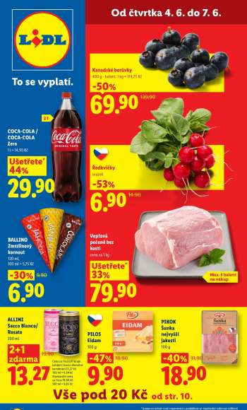 Leták Lidl - 4.6.2026 - 7.6.2026.
