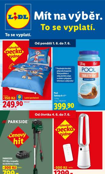 Leták Lidl - 1.6.2026 - 7.6.2026.