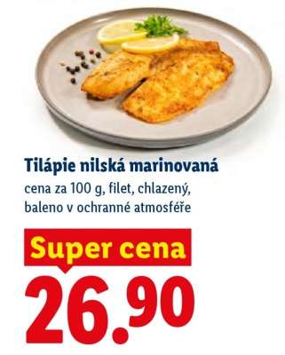 Tilápie nilská marinovaná