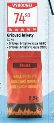 Grilovací brikety